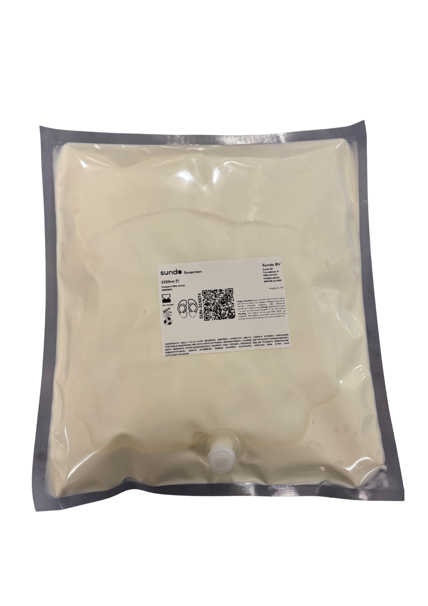 Reguliere crème: 2.25L